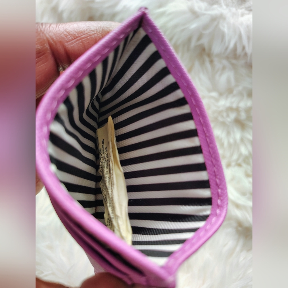 Kate Spade Vibrant Pink Purple Card Wallet - Picture 8 of 8